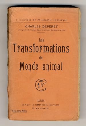 LesTransformations du Monde animal.