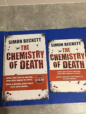 The Chemistry of Death (UK HB 1/1 Signed/Lined and Dated) + PLUS Large Format Signed Postcard - A...