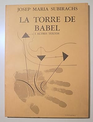 Imagen del vendedor de LA TORRE DE BABEL i altres textos - Vic 1989 - 1 edici - Il lustrada a la venta por Llibres del Mirall