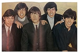 Bild des Verkufers fr The Rolling Stones headed by Brian Jones: A Full Set of 5 Autographs zum Verkauf von Prior Books Ltd