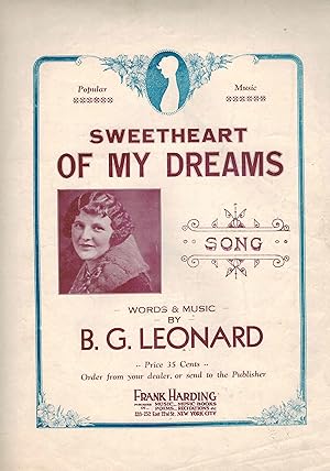 Sweetheart of My Dreams Song - Vintage Sheet Music