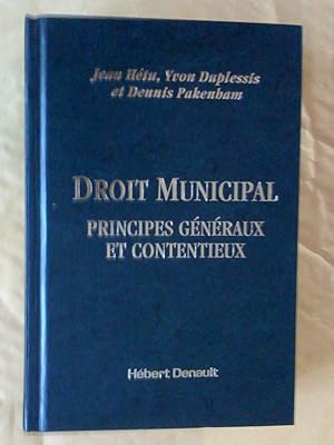 Droitmunicipal: principes généraux et contentieux