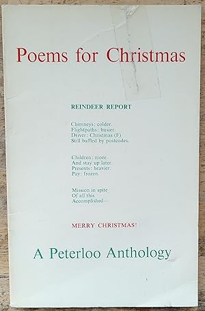 Bild des Verkufers fr Poems for Christmas: A Peterloo anthology zum Verkauf von Shore Books