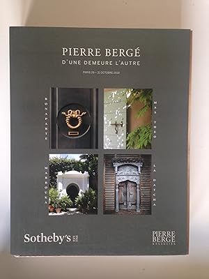 Pierre Bergé, D'une demeure a l'autre, Vol 1 Rue Bonapartel, Vol 2 La datcha, Mabrouka, Mas Theo