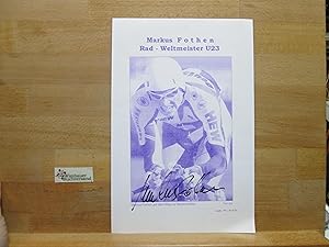 Bild des Verkufers fr Original Autogramm Markus Fothen Radsport TEAG Team Kstritzer /// Autogramm Autograph signiert signed signee zum Verkauf von Antiquariat im Kaiserviertel | Wimbauer Buchversand