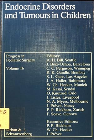 Bild des Verkufers fr Endocrine disorders and tumours in children : pathology of sexual development. Progress in pediatric surgery ; Vol. 16; zum Verkauf von books4less (Versandantiquariat Petra Gros GmbH & Co. KG)