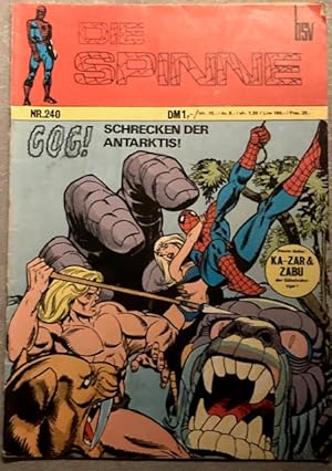 DSV Comic DIE SPINNE Nr.240 GOG Schrecken der Antarktis