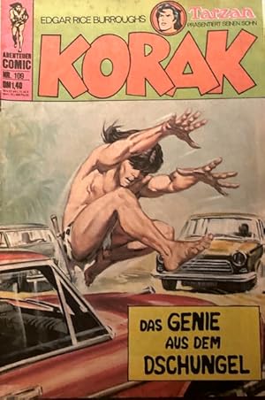 Abenteuer Comic Edgar Rice Burroughs'KORAK Heft 109 Das Genie aus dem Dschungel