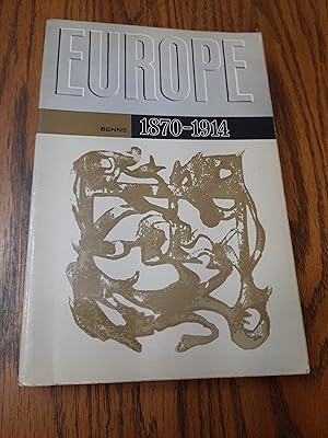 Imagen del vendedor de Europe 1870-1914 a la venta por Whitehorse Books