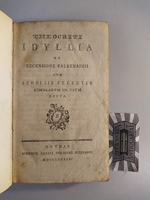 Idyllia ex Recensione Valkenaerii cum Scholiis Selectis Scholarum in usum Edita [griechisch/latei...