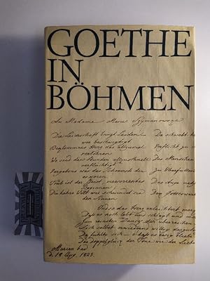 Bild des Verkufers fr Goethe in Bhmen. zum Verkauf von Druckwaren Antiquariat
