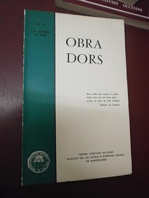 Obradors N° 4 Quasèrns d'inventari de la creacion literaria occitana.