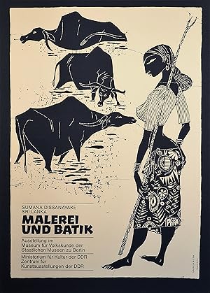 Sumana Dissanyake Sri Lanka. Malerei und Batik. Ausstekllung im Museum für Völkerkunde der Staatl...