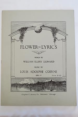 FLOWER-LYRICS - I. WILD VIOLET, II. GARDEN ROSE-BUD, III. POND-LILY, IV. WILD ROSE, V. CARDINAL F...