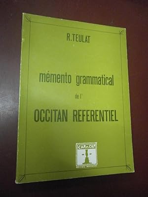 Mémento Grammatical de l'Occitan Référentiel
