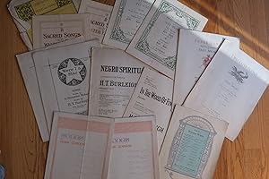 90 PIECE ANTIQUE SHEET MUSIC LOT FROM 1880S TO 1920