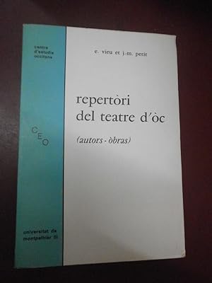 Repertori del teatre d'oc (autors obras).