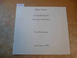 Seller image for LES GRENADES - Hommage a Paul Valery - Neun Radierungen for sale by Gebrauchtbcherlogistik  H.J. Lauterbach