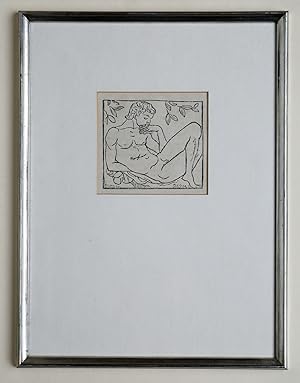 Bild des Verkufers fr Aristide Maillol Holzschnitt aus Eklogen-Edition Graf Harry Kessler zum Verkauf von Worpswede Fineart
