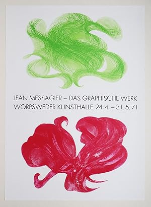 Jean Messagier Plakat Worpswede 1971