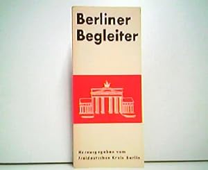 Immagine del venditore per Berliner Begleiter. Mit 19 Zeichnungen von Horst Breitkreuz. venduto da Antiquariat Kirchheim