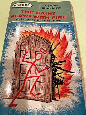 Seller image for THE SAINT PLAYS WITH FIRE for sale by Happy Heroes