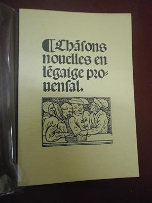 Chansons nouvelles en langage provençal.