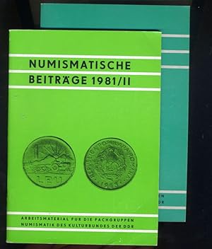 Numismatische Beiträge 1981, Heft 1 und 2. Arbeitsmaterial für die Fachgruppen Numismatik des Kul...
