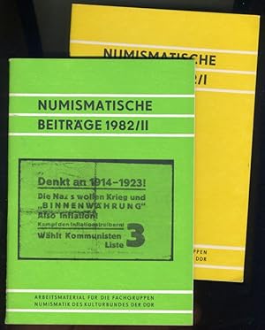 Numismatische Beiträge 1982 Heft 1 und 2. Arbeitsmaterial für die Fachgruppen Numismatik des Kult...