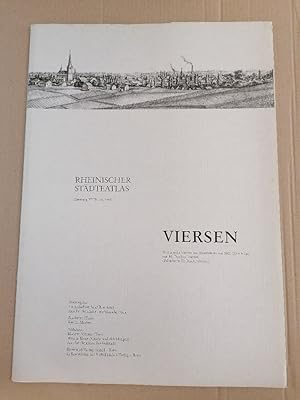 Bild des Verkufers fr Rheinischer Stdteatlas / Viersen zum Verkauf von Buchhandlung Loken-Books