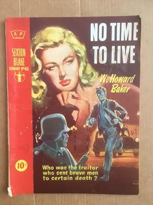 Imagen del vendedor de The Sexton Blake Library No 413 No Time to Live a la venta por Raymond Tait