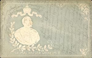 Bild des Verkufers fr Prge Ansichtskarte / Postkarte Kaiser Wilhelm II. zum Verkauf von akpool GmbH