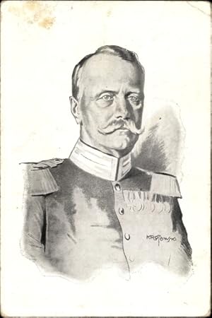 Künstler Ansichtskarte / Postkarte Großherzog Friedrich II von Baden, Portrait