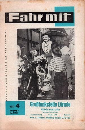 Fahr mit. Kundenzeitschrift für Rad- und Motorwelt. JG. 8, HEFT 4, April 1961.