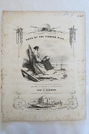 SONG OF THE FISHER'S WIFE (SHEET MUSIC) (Seaman, Fisherman Song)