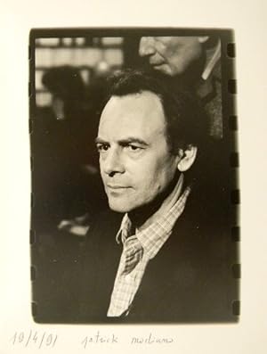 PHOTOGRAPHIE ORIGINALE. Portrait de Patrick Modiano.