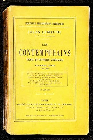 Les Contemporains. 1ère série : 1884 et 1885.