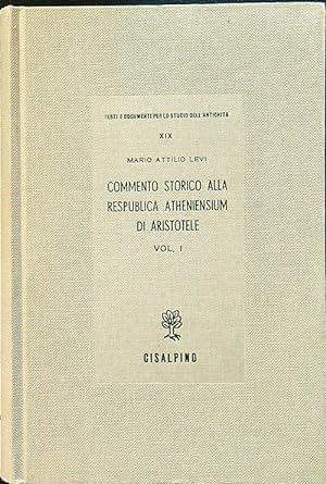 Commento storico alla respublica atheniensium di Aristotele volume I