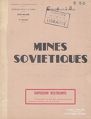 Mines Soviétiques terrestres et de combats / Ministère de la Défense Nationale / Militaria / Guer...