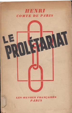 Seller image for Le proltariat. for sale by PRISCA