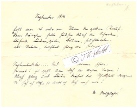 Imagen del vendedor de Dr. Owlglass (DR. OWLGLA, dt. Eulenspiegel,eig. Hans Erich Blaich 1873-1945) deutscher Schriftsteller, Lyriker, Arzt, schrieb u.a. fr Die Jugend, Mrz und vor allem fr den Simplicissimus a la venta por Herbst-Auktionen