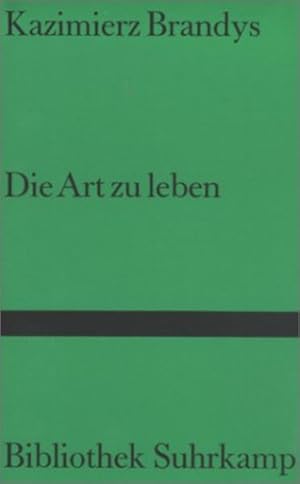 Seller image for Die Art zu leben for sale by Versandantiquariat Felix Mcke