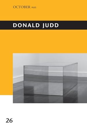 Seller image for Donald Judd for sale by GreatBookPrices