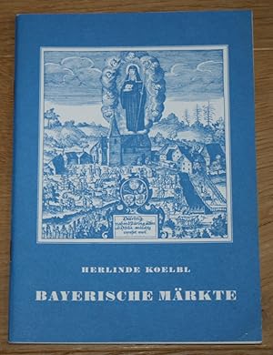 Bild des Verkufers fr Freundeskreis Schriftenreihe Heft 5, 1979 / 1980. Bayerische Mrkte. zum Verkauf von Antiquariat Gallenberger