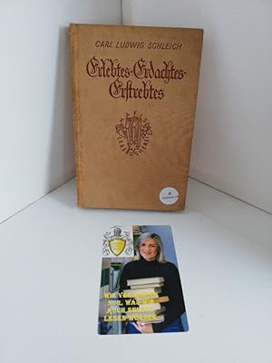 Seller image for Erlebtes Erdachtes Erstrebtes. Hafis-Lesebcherei. for sale by Antiquariat Jochen Mohr -Books and Mohr-
