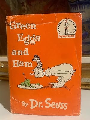 Bild des Verkufers fr Dr. Seuss GREEN EGGS and HAM 1ST PRT SIGNED book Autograph with DJ First edition zum Verkauf von Miramar Antiques Art and Books Co. SL