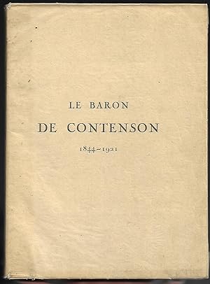 le baron de CONTENSON 1844-1921