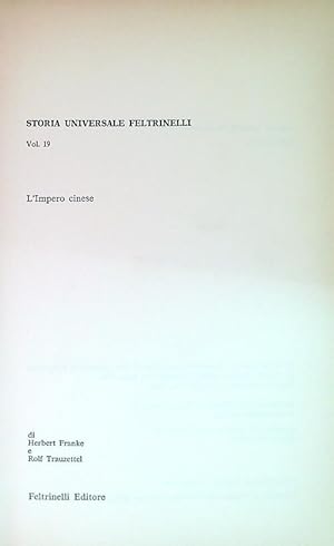 Imagen del vendedor de Storia Universale Feltrinelli - Volume 19 a la venta por Librodifaccia