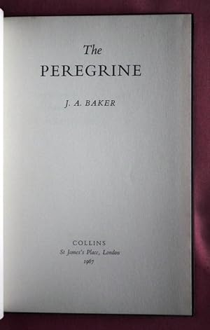 Imagen del vendedor de The Peregrine. a la venta por Patrick Pollak Rare Books ABA ILAB