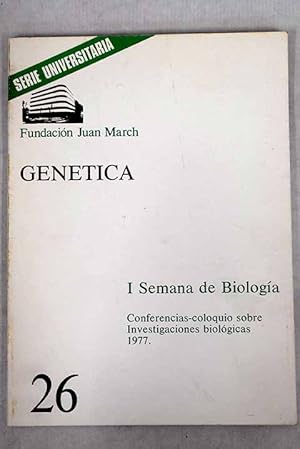 Imagen del vendedor de Gentica a la venta por Alcan Libros